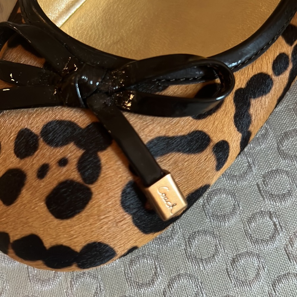 COACH Adorable Ocelot Print Haircalf Ballet Flats - Picture 7 of 12